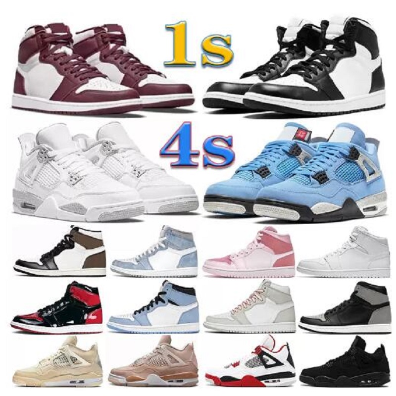 Top Men 1 1s Bordeaux 4 4s White Oreo shoe Basketball Shoes University Blue Black White Dark Bred Patent Hype Royal Twist Obsidian UNC Mens Women Trainers Sneakers, #24
Top Men 1 1s Bordeaux 4 4s White Oreo shoe Basketball Shoes University Blue Black White Dark Bred Patent Hype Royal Twist Obsidian UNC Mens Women Trainers Sneakers, #24