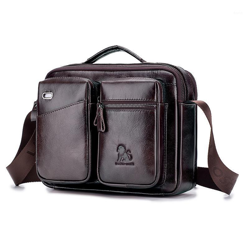 Retro Genuine Leather men's messenger bag first layer cowhide casual fashion shoulder bag Male small Briefcase totes handbag1, Black
Retro Genuine Leather men's messenger bag first layer cowhide casual fashion shoulder bag Male small Briefcase totes handbag1, Black