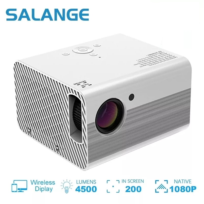 Salange T10 Full HD 1080P Projector Mini LED Proyector Native 1920x1080 4500 Lumens Android Home Theater Video Beamer 220309
Salange T10 Full HD 1080P Projector Mini LED Proyector Native 1920x1080 4500 Lumens Android Home Theater Video Beamer 220309