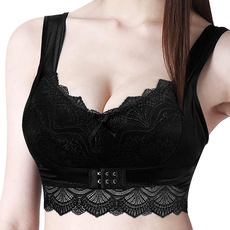 Woman Lace Bra No Breast-Wiping And Chest-Wrapping Sports Bras Sexy Lace Underwear Lady Plus Size Breathable bras High Quality, Black
Woman Lace Bra No Breast-Wiping And Chest-Wrapping Sports Bras Sexy Lace Underwear Lady Plus Size Breathable bras High Quality, Black