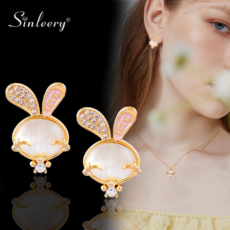 SINLEERY Lovely Cute Opal Stud Earring For Women Gold Color Earrings Fashion Jewelry Accessories ES573 SSO
SINLEERY Lovely Cute Opal Stud Earring For Women Gold Color Earrings Fashion Jewelry Accessories ES573 SSO