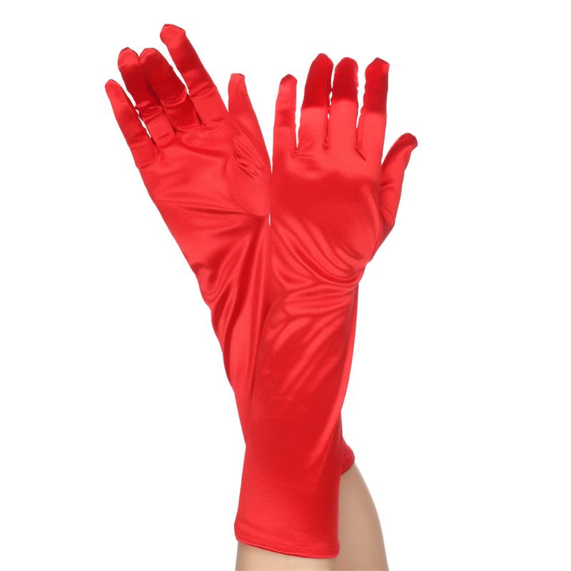 Five Fingers Gloves 50cm Classic Black White Red Grey Skin Opera/Elbow/Wrist Stretch Satin Finger Long Wedding For Women
Five Fingers Gloves 50cm Classic Black White Red Grey Skin Opera/Elbow/Wrist Stretch Satin Finger Long Wedding For Women