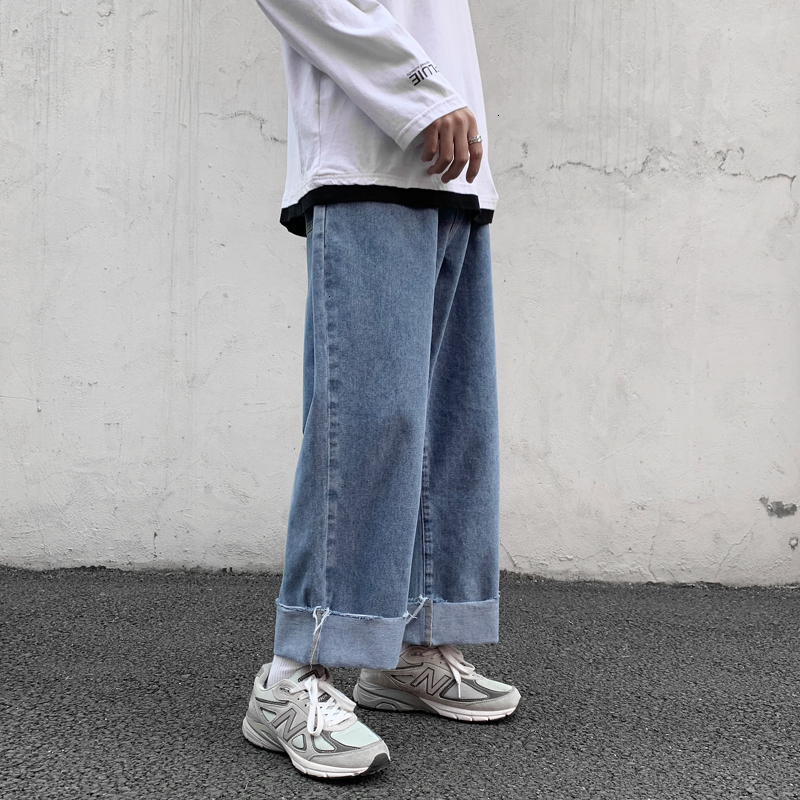 Men's Casual Oversize Straight Woman 2021 New Hip Hop Denim Pants Man Solid Color Korean Streetwear Jeans Enc2, Lightblue
Men's Casual Oversize Straight Woman 2021 New Hip Hop Denim Pants Man Solid Color Korean Streetwear Jeans Enc2, Lightblue