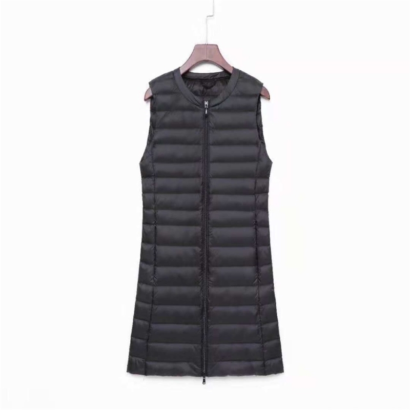 NewBang Matt Fabric Ultra Light Down Women's Vest Sleeveless White Duck Down Vest Women Long Warm Vests Windproof Waitcoat 201102