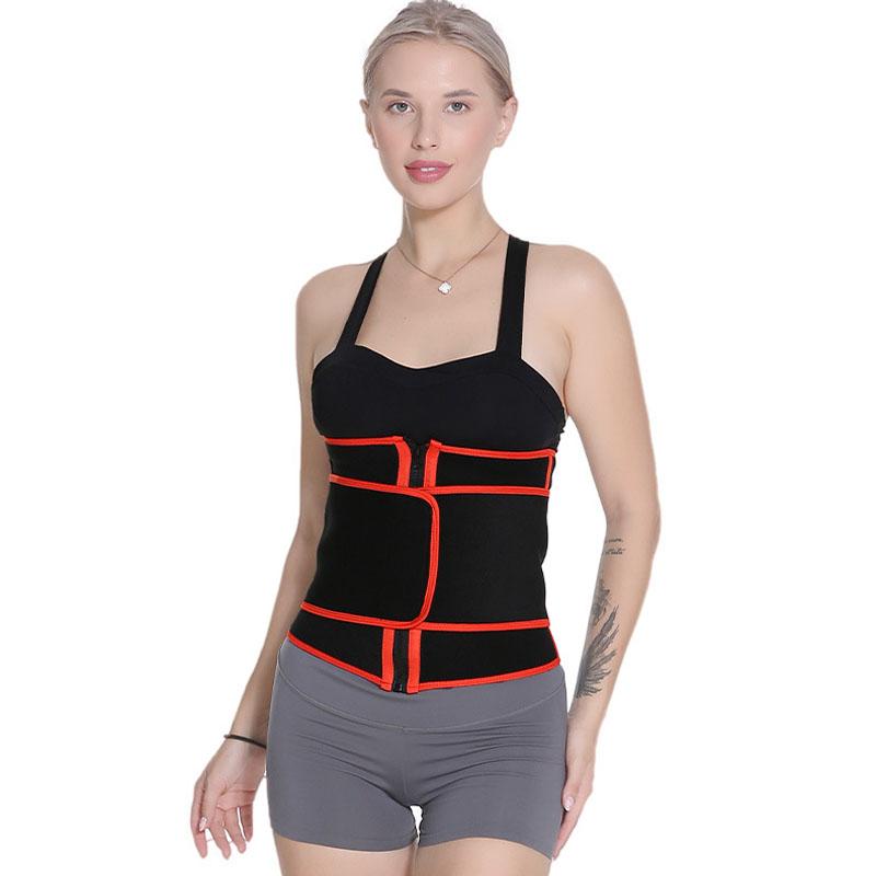 1PC Women's Waist Protection Sports Body Shaping Girdle Shapewear Tighten The Abdomen Neoprene Polyester Slimming And Abdomen, Black and red
1PC Women's Waist Protection Sports Body Shaping Girdle Shapewear Tighten The Abdomen Neoprene Polyester Slimming And Abdomen, Black and red