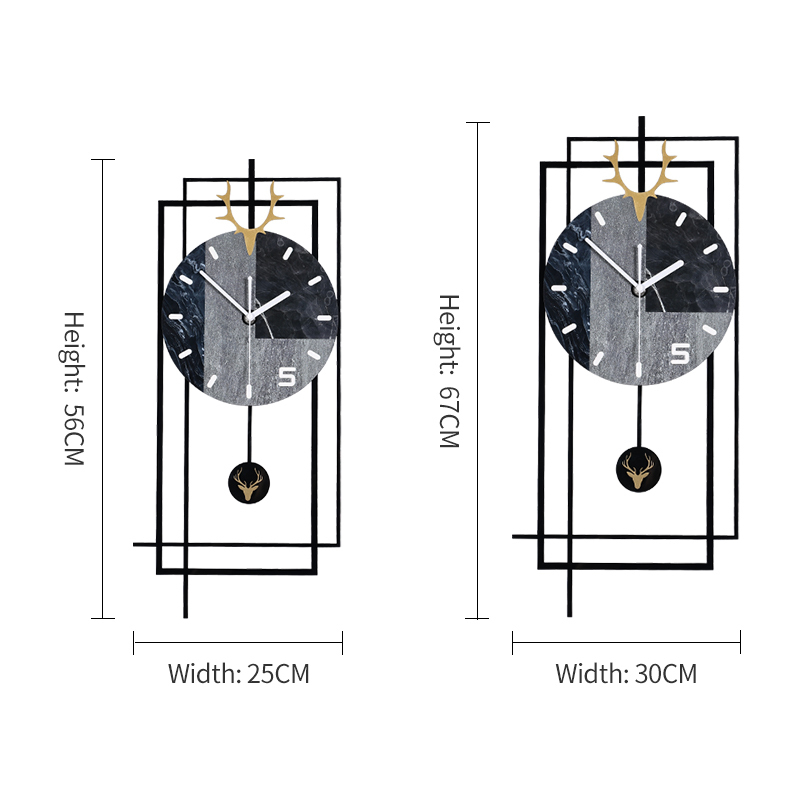 MEISD Large Wall Clock Pendulum Watch Hanging on the Wall Modern Quartz Horloge Home Decor Living Room Art Posters Free Shipping LJ201211