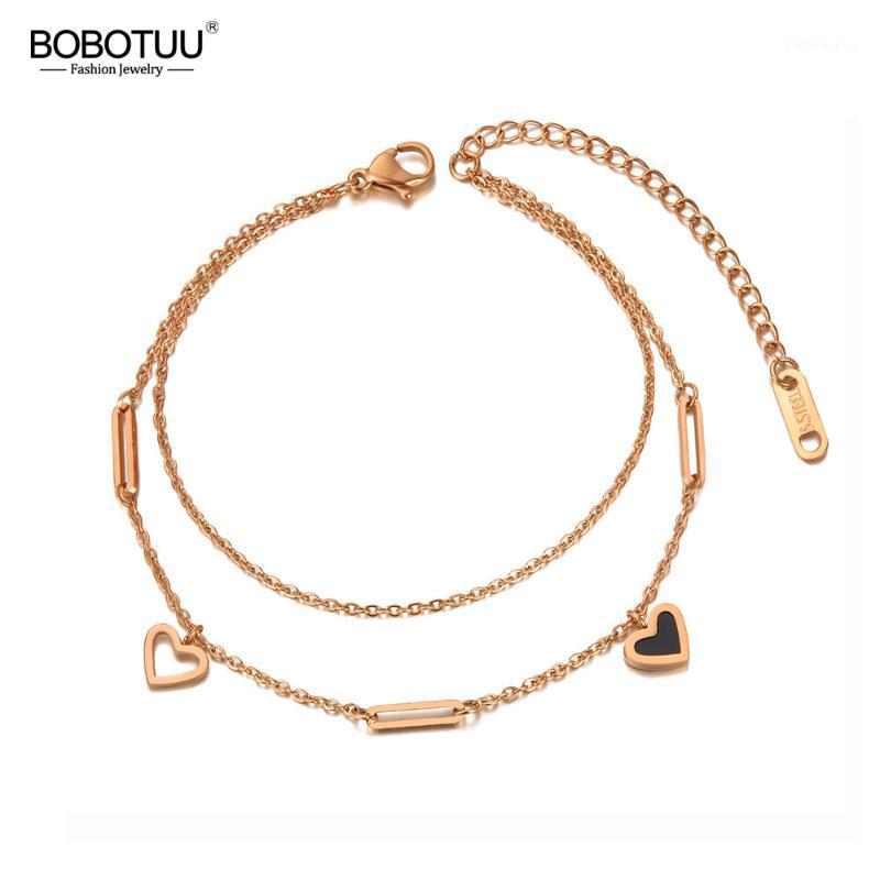Trendy Bohemia Stainless Steel Double Layer Heart Charm Bracelets For Women CZ Crystal Chain Link Jewelry BB20109 Link,, Black
Trendy Bohemia Stainless Steel Double Layer Heart Charm Bracelets For Women CZ Crystal Chain Link Jewelry BB20109 Link,, Black