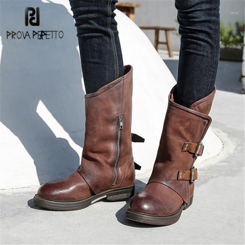 Prova Perfetto Handmade Women Autumn Winter Platform Rubber Boots Flat Shoes Woman Retro Genuine Leather Belt Buckle Botas Mujer1, Black
Prova Perfetto Handmade Women Autumn Winter Platform Rubber Boots Flat Shoes Woman Retro Genuine Leather Belt Buckle Botas Mujer1, Black