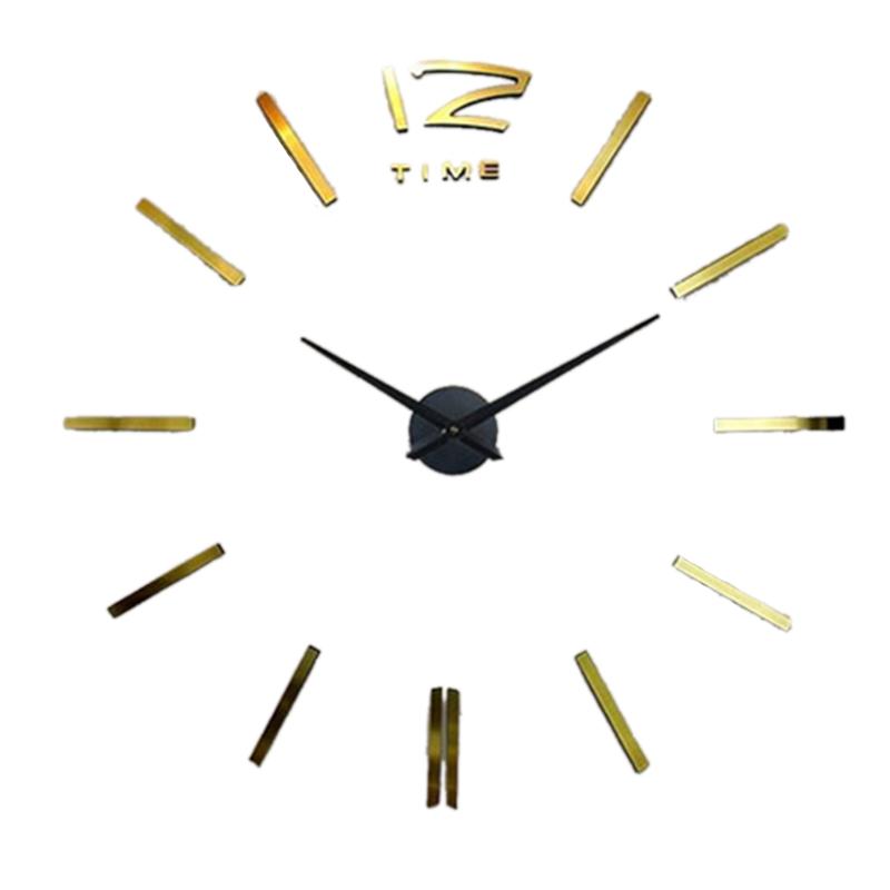 New Arrival 3D home decor quartz DIY wall clock clocks horloge watch living room metal Acrylic mirror Decoration
New Arrival 3D home decor quartz DIY wall clock clocks horloge watch living room metal Acrylic mirror Decoration