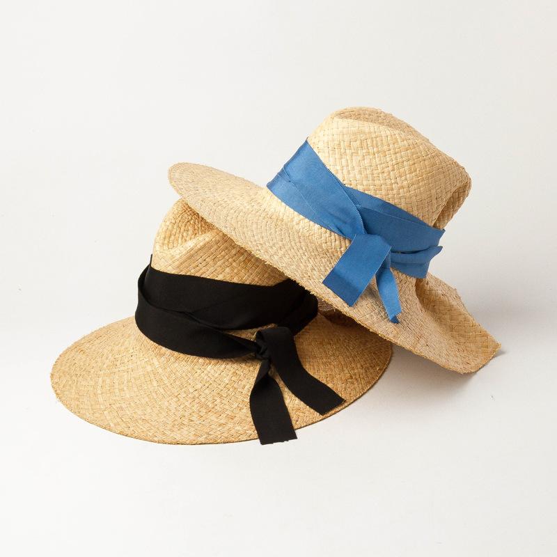 01912-hh7400 Hand woven raffia grass Designer style fold bowknot model lady fedoras cap women beach flat leisure hat, White
01912-hh7400 Hand woven raffia grass Designer style fold bowknot model lady fedoras cap women beach flat leisure hat, White
