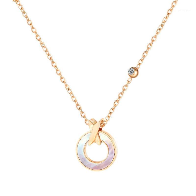New Arrival Pearl Shell Round Pendant Necklace Rose Gold Color Titanium Steel Jewelry Woman Gift Wholesale Not Fade1
New Arrival Pearl Shell Round Pendant Necklace Rose Gold Color Titanium Steel Jewelry Woman Gift Wholesale Not Fade1