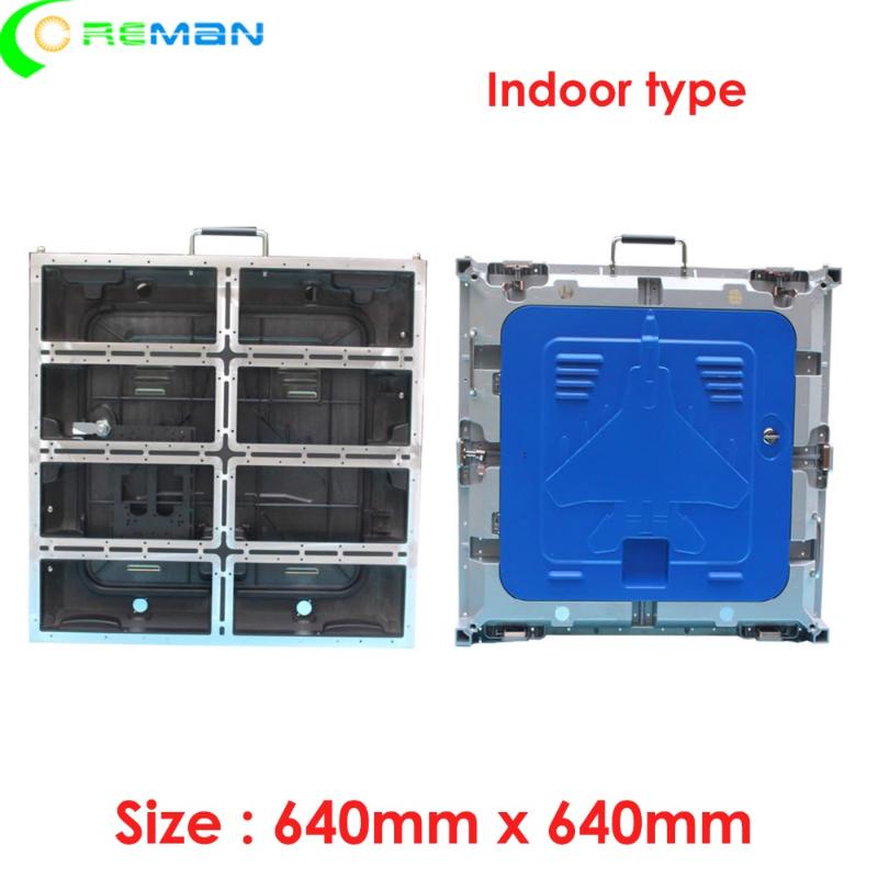 Cheapest price empty led display cabinet 640mm x 640mm , Die-casting aluminum led cabinet for p5 p10 module 320x160mm
Cheapest price empty led display cabinet 640mm x 640mm , Die-casting aluminum led cabinet for p5 p10 module 320x160mm