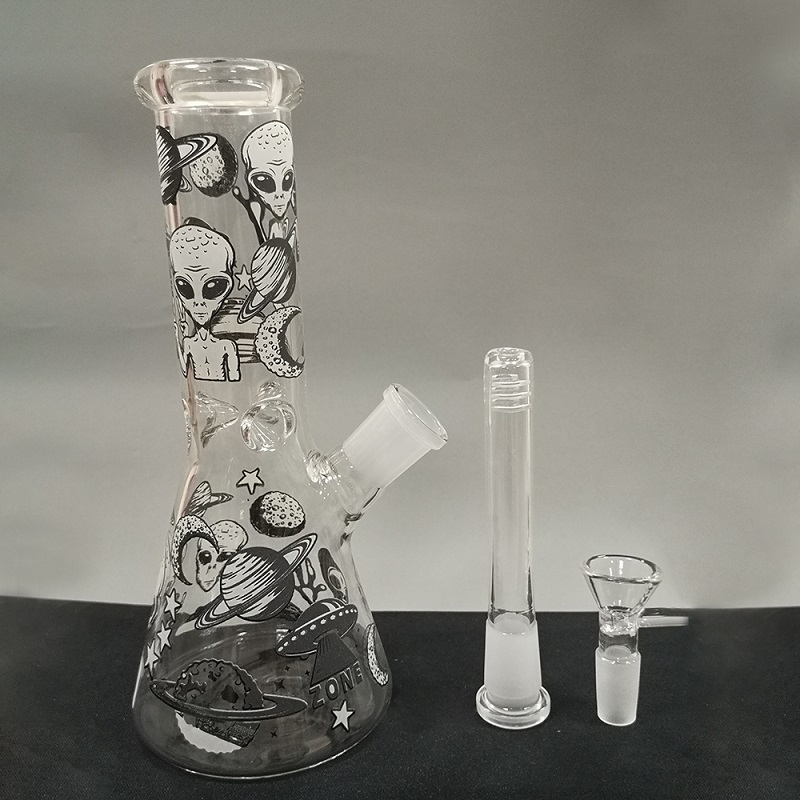New Mini Beaker Glass Bong Dark Luminous ET Parttern Dab Rig Water Pipe 14mm Bowl 7.87inch Tall Glass oil Burner Bubbler Smoking
New Mini Beaker Glass Bong Dark Luminous ET Parttern Dab Rig Water Pipe 14mm Bowl 7.87inch Tall Glass oil Burner Bubbler Smoking
