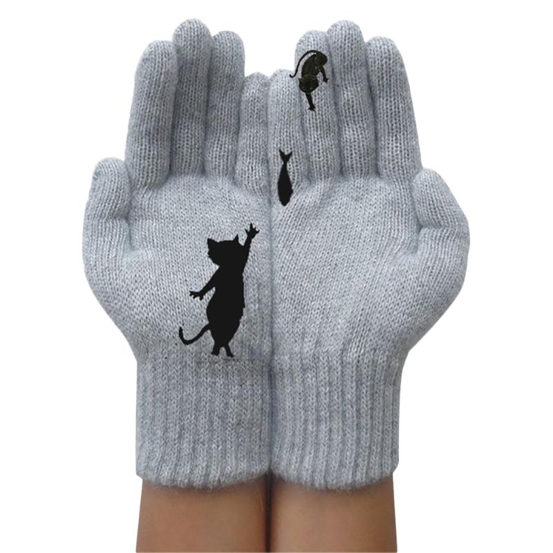 Womens Gloves Full Finger Knitted Winter Warm Wool Gloves Cute Cat Knitted Wrist Female 2020
Womens Gloves Full Finger Knitted Winter Warm Wool Gloves Cute Cat Knitted Wrist Female 2020