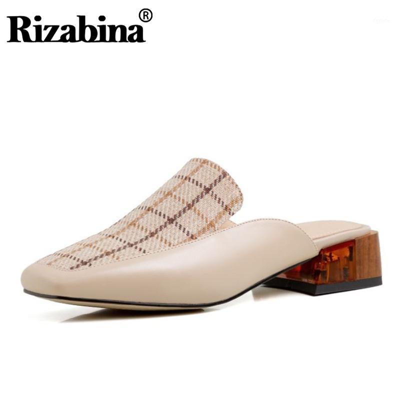Rizabina Women Sandals Fashion Real Leather Thick Heel Summer Shoes Women Daily Slippers Casual Home Lady Footwear Size 33-401, Beige
Rizabina Women Sandals Fashion Real Leather Thick Heel Summer Shoes Women Daily Slippers Casual Home Lady Footwear Size 33-401, Beige
