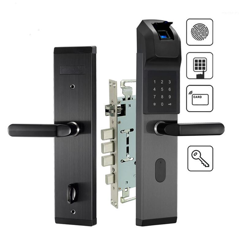 Biometric Fingerprint Door Lock Stainless Steel Keyless Smart Lock Fingerprint+Password+RFID Card+Key Unlock Ways Home Hotel Use1
Biometric Fingerprint Door Lock Stainless Steel Keyless Smart Lock Fingerprint+Password+RFID Card+Key Unlock Ways Home Hotel Use1
