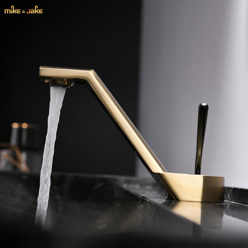 Gold brush basin mixer faucet brass gold bathroom rose faucet single handle water tap black sink tap cold hot water
Gold brush basin mixer faucet brass gold bathroom rose faucet single handle water tap black sink tap cold hot water