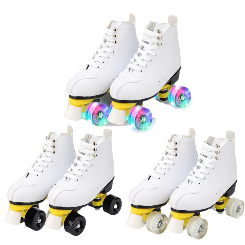 2021 Microfiber Leather Roller Skates Women Men Skating Shoes Quality PU 4 Wheels Patines White for Adult Kids 33-45 Europe Size, Black wheel
2021 Microfiber Leather Roller Skates Women Men Skating Shoes Quality PU 4 Wheels Patines White for Adult Kids 33-45 Europe Size, Black wheel