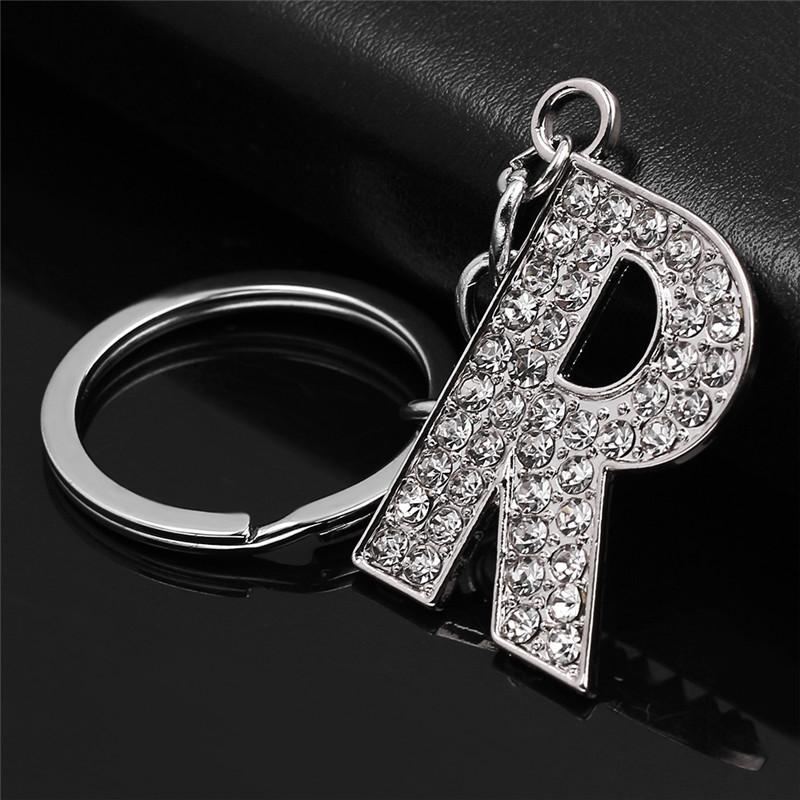 Women Men Initial Letter DIY Keychain 26 English Letters Pendant CZ Jewelry Fashion Art Alphabetic Keychain
Women Men Initial Letter DIY Keychain 26 English Letters Pendant CZ Jewelry Fashion Art Alphabetic Keychain