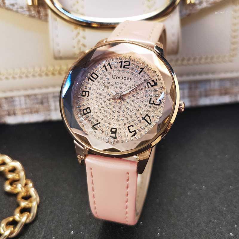 New gogoey brand Fashion Women's Luxury Leather Band Analog Quartz WristWatch Ladies Watch Women Dress Rhinestone1, Black
New gogoey brand Fashion Women's Luxury Leather Band Analog Quartz WristWatch Ladies Watch Women Dress Rhinestone1, Black