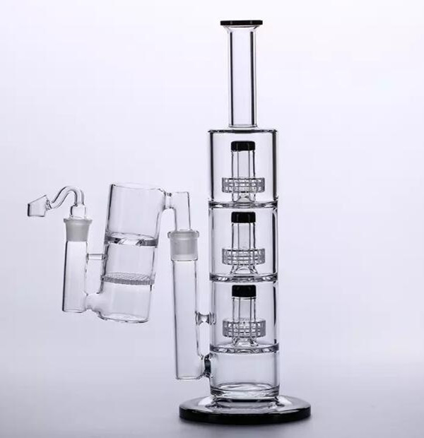 Glass Water Pipes With Ash Catcher Bowl Oil Rig Perc Tobacco Triple Birdcage Recycler Bubbler Percolator Smoking Hookahs 18.8mm Joint
Glass Water Pipes With Ash Catcher Bowl Oil Rig Perc Tobacco Triple Birdcage Recycler Bubbler Percolator Smoking Hookahs 18.8mm Joint