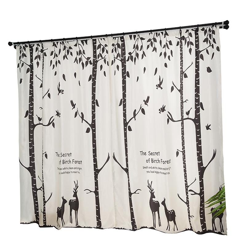 1pc Nordic Style White Curtain Bedroom Blackout Curtains Bay window Elk Printed Living Room Curtain
1pc Nordic Style White Curtain Bedroom Blackout Curtains Bay window Elk Printed Living Room Curtain