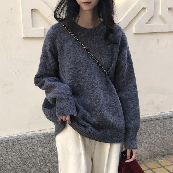 2021 Autumn and Winter New Size Big Female Sweater Loose Solid Around Her Neck Long Top Mesh Shirt 060K, Beige
2021 Autumn and Winter New Size Big Female Sweater Loose Solid Around Her Neck Long Top Mesh Shirt 060K, Beige