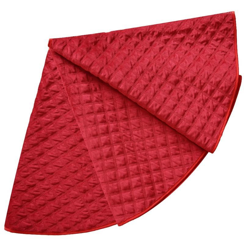 Sorrento 50" Red Velvet Diamond Quilted Christmas tree skirt Christmas tree decoration Fashionable Design1
Sorrento 50" Red Velvet Diamond Quilted Christmas tree skirt Christmas tree decoration Fashionable Design1