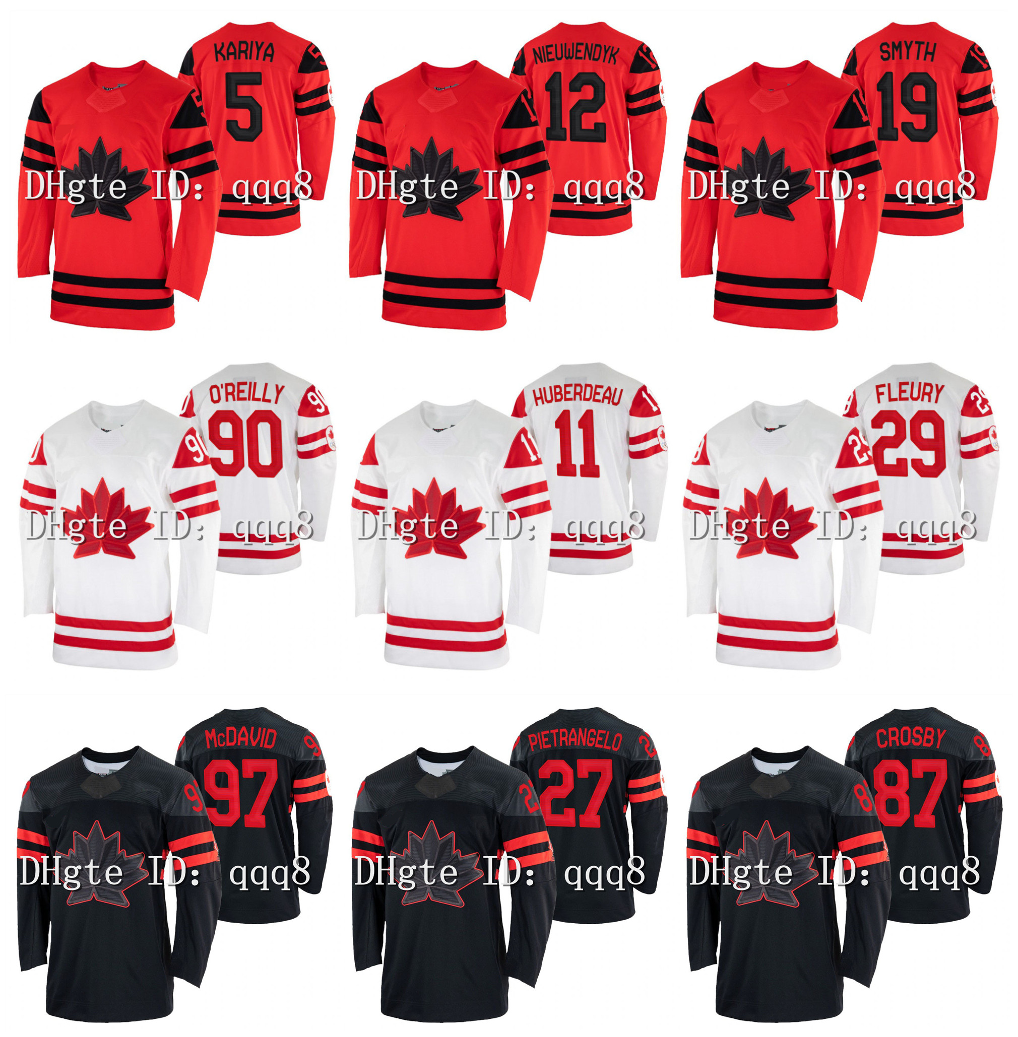 Team Canada 2022 Winter Hockey Jersey Connor McDavid Sidney Crosby Ryan O'Reilly Marc-Andre Fleury Jonathan Huberdeau Carey Price Morgan Rielly Dougie Hamilton, Women
Team Canada 2022 Winter Hockey Jersey Connor McDavid Sidney Crosby Ryan O'Reilly Marc-Andre Fleury Jonathan Huberdeau Carey Price Morgan Rielly Dougie Hamilton, Women