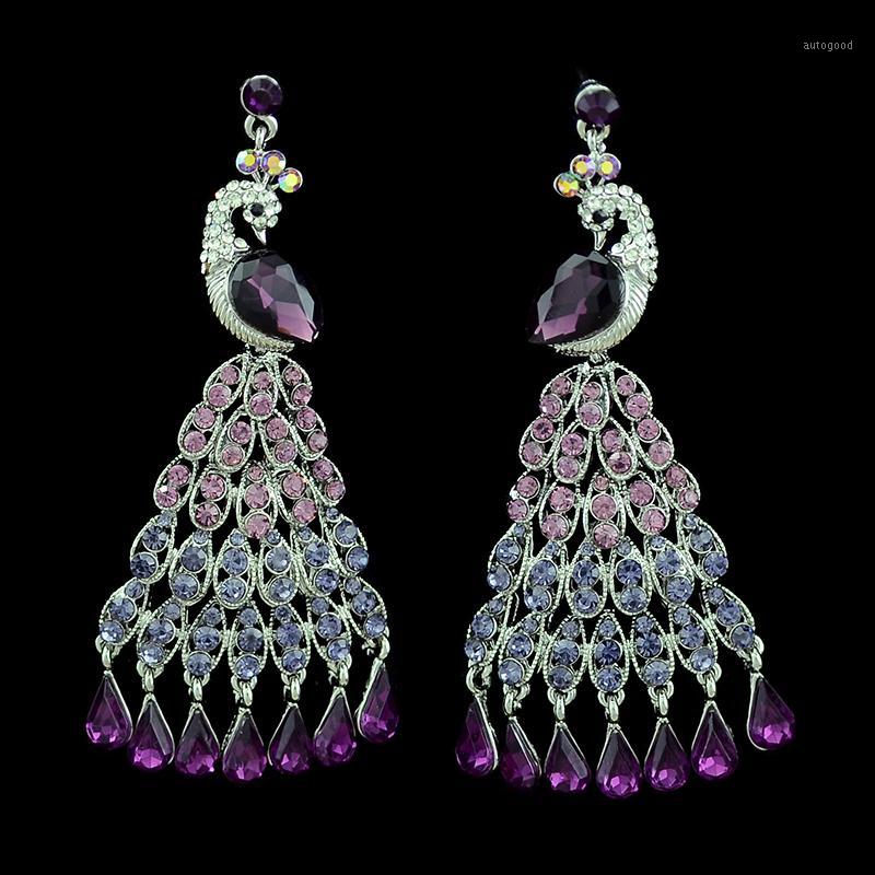 Dangle & Chandelier Colorful Crystal Tassel Earrings For Women Bridal Long Peacock Drop Earing 2021 Fashion Female Wedding India Jewelry Gif
Dangle & Chandelier Colorful Crystal Tassel Earrings For Women Bridal Long Peacock Drop Earing 2021 Fashion Female Wedding India Jewelry Gif