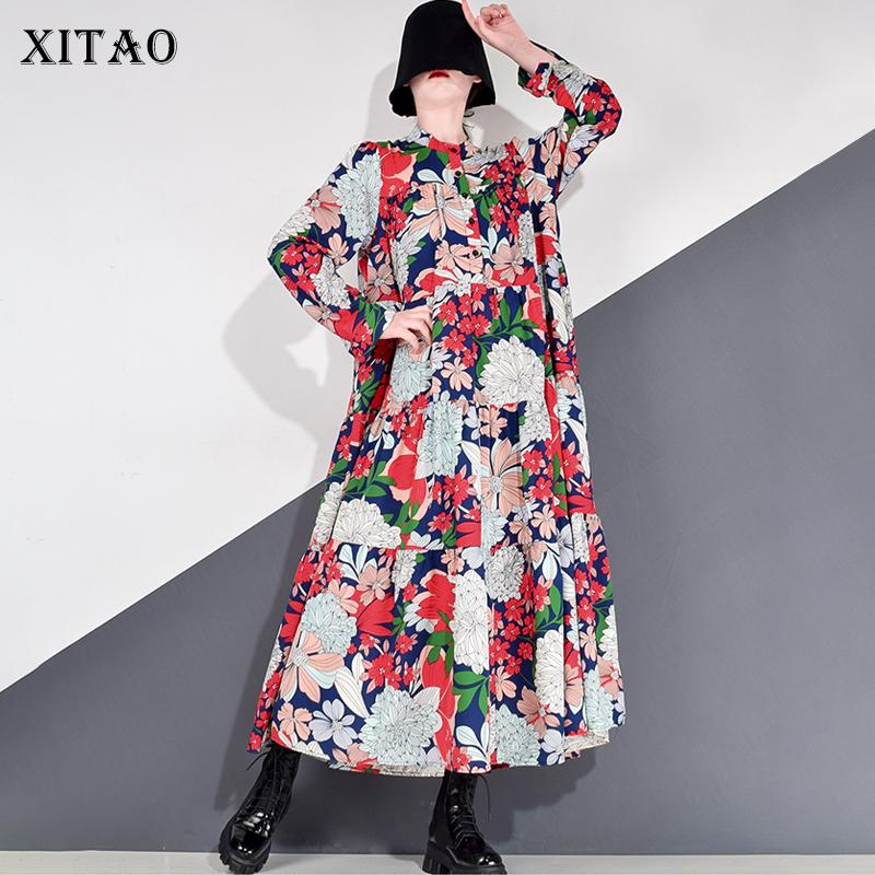 XITAO Print Casual Floral Dress Women Winter Trendy Fashion New Style Stand Collar Long Sleeve Draped Elegant Pullover XJ5331, See picture xj5331
XITAO Print Casual Floral Dress Women Winter Trendy Fashion New Style Stand Collar Long Sleeve Draped Elegant Pullover XJ5331, See picture xj5331