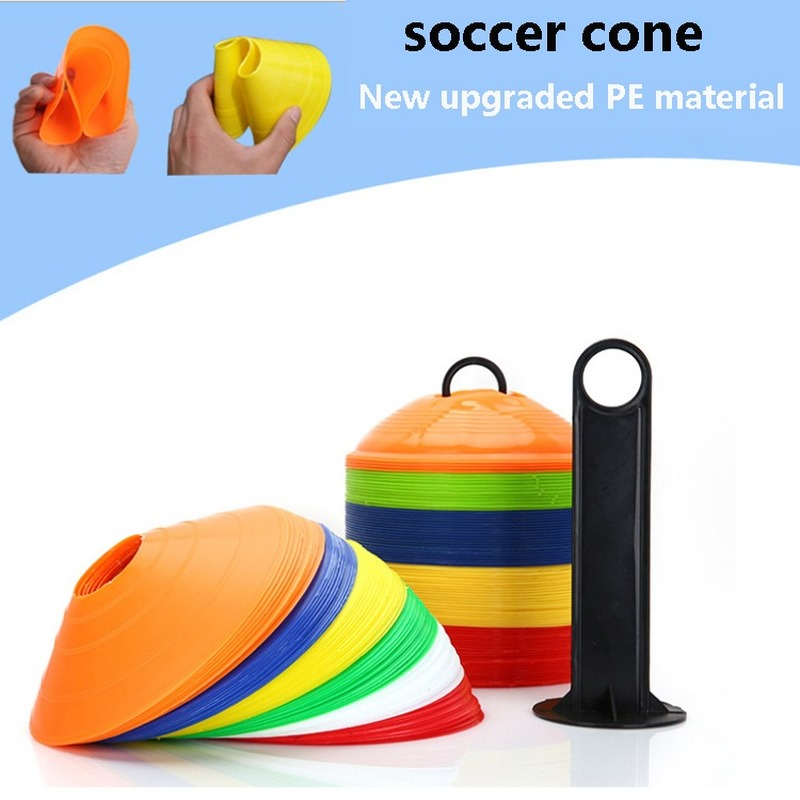 Wholesale cheaper durable soft sports products football training agility marker disc soccer cones(The logistics price Pls Contact us)
