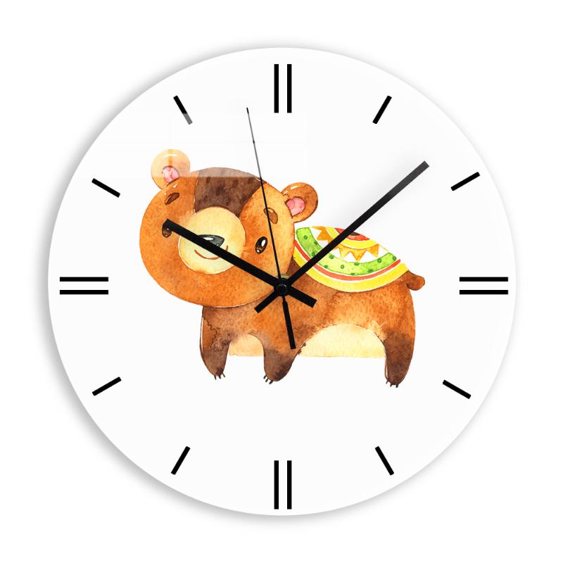 Cartoon Brown Bear Acrylic Decorative Clock Silent Quartz White Living Room Wall Clock Modern Design Home Decor Gift
Cartoon Brown Bear Acrylic Decorative Clock Silent Quartz White Living Room Wall Clock Modern Design Home Decor Gift