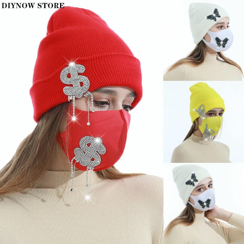 Beanies Winter Hats For Woman Beanie Mask Set Butterfly Rhinestone Fashion Knit Hat Casual Girls Warm Hat Wholesale, 02
Beanies Winter Hats For Woman Beanie Mask Set Butterfly Rhinestone Fashion Knit Hat Casual Girls Warm Hat Wholesale, 02