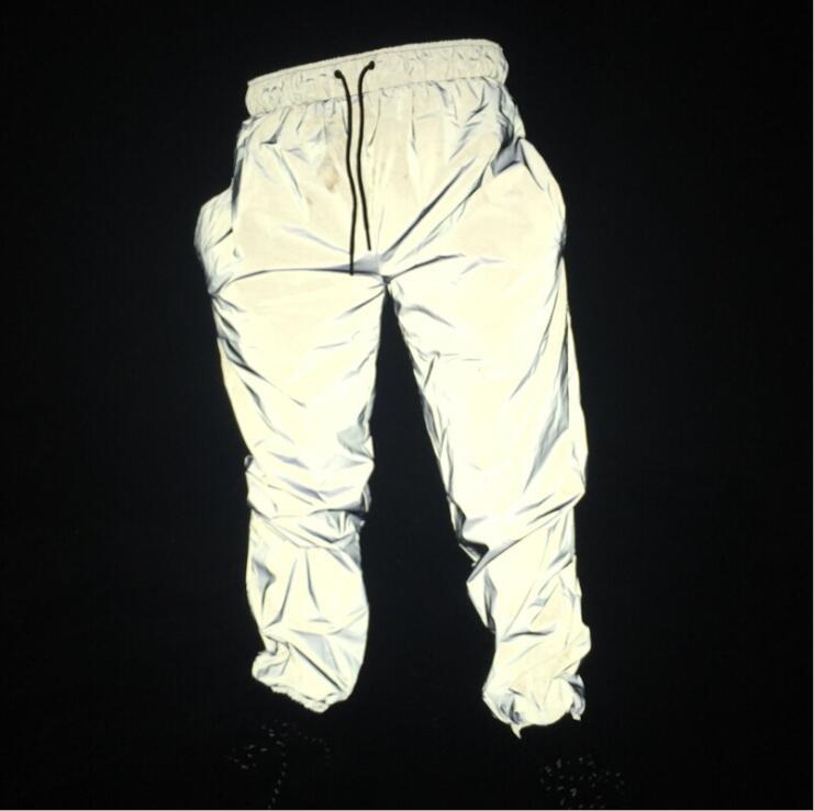 Reflective Pants Men 2020 Brand Hip Hop Dance Fluorescent Trousers Casual Harajuku Night Sporting Jogger Pants Gray Plus Size X1116, Beige
Reflective Pants Men 2020 Brand Hip Hop Dance Fluorescent Trousers Casual Harajuku Night Sporting Jogger Pants Gray Plus Size X1116, Beige