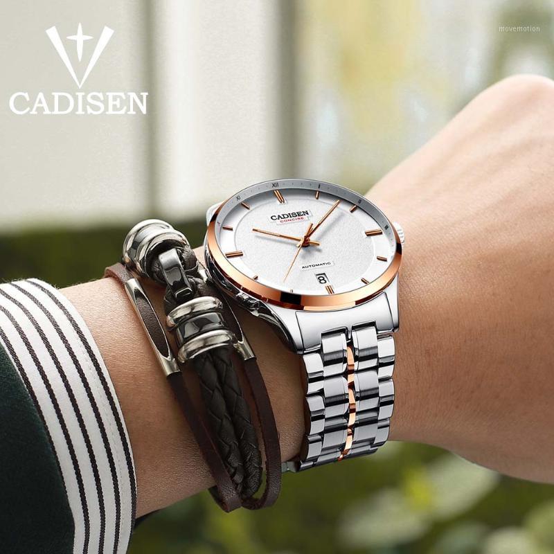 CADISEN Original Men Business Automatic Japan Miyota Mechanical Wrist watches Sapphire Crystal Stainless Steel 5ATM Waterproof1, Bk
CADISEN Original Men Business Automatic Japan Miyota Mechanical Wrist watches Sapphire Crystal Stainless Steel 5ATM Waterproof1, Bk