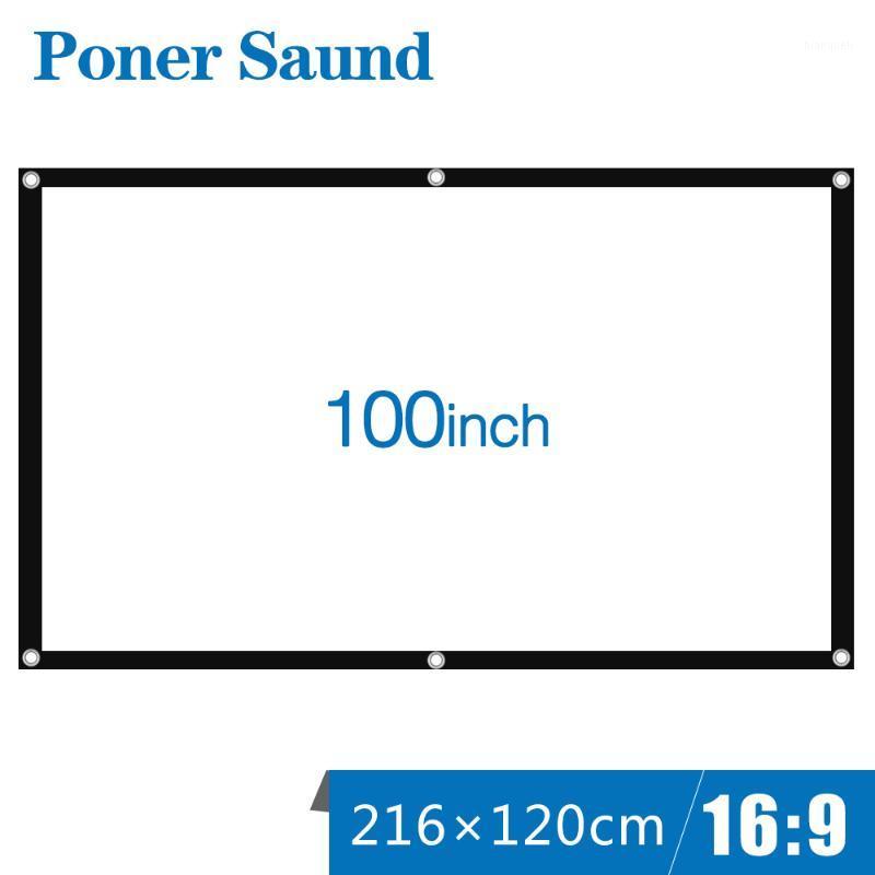 Poner Saund 100inch 16:9 Projection Screen Canvas Movie Foldable HD Projection Screen for LED Projector Outdoor White Curtain1
Poner Saund 100inch 16:9 Projection Screen Canvas Movie Foldable HD Projection Screen for LED Projector Outdoor White Curtain1