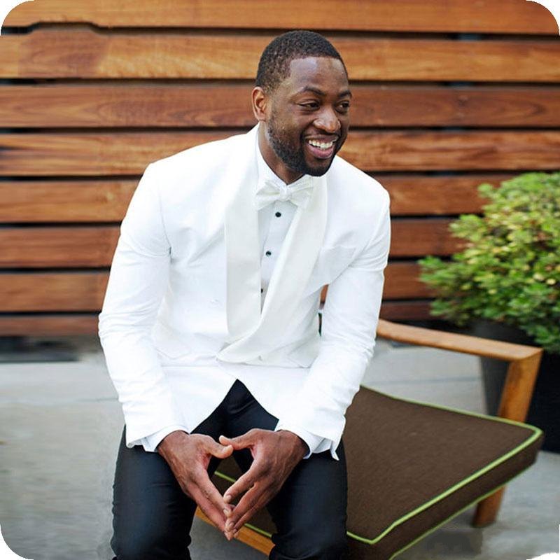 Latest Design Double-Breasted White Wedding Men Suits Shawl Lapel Two Pieces Business Groom Tuxedos (Jacket+Pants+Tie) W1300, Same as image
Latest Design Double-Breasted White Wedding Men Suits Shawl Lapel Two Pieces Business Groom Tuxedos (Jacket+Pants+Tie) W1300, Same as image