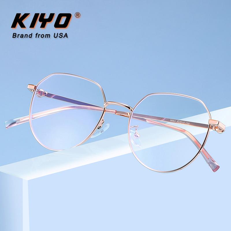 KIYO Brand 2020 New Women Men Fashion Anti Blue Light Optical Frame Metal Eyeglasses Frames Round Spectacles Glasses 9653
KIYO Brand 2020 New Women Men Fashion Anti Blue Light Optical Frame Metal Eyeglasses Frames Round Spectacles Glasses 9653