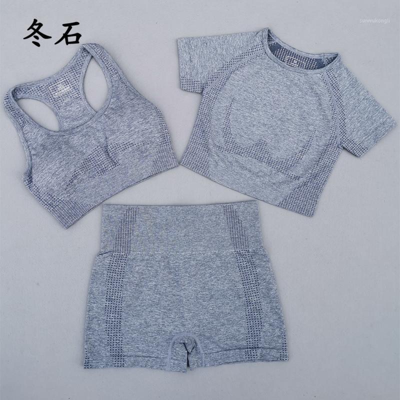 3Pcs Vital Seamless Yoga Set Women Gym Workout Clothes Sports Bra+Short Sleeve Fitness Crop Top+High Waist Shorts Sports Suits1, 2pcs wine red set
3Pcs Vital Seamless Yoga Set Women Gym Workout Clothes Sports Bra+Short Sleeve Fitness Crop Top+High Waist Shorts Sports Suits1, 2pcs wine red set
