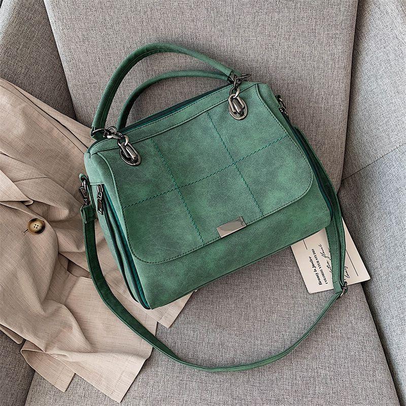 Matte Women Handbag Scrub Female Shoulder Bags Large Matcha Green PU Leather Lady Totes Boston Bag for Travel Hand Bags S2469, Black
Matte Women Handbag Scrub Female Shoulder Bags Large Matcha Green PU Leather Lady Totes Boston Bag for Travel Hand Bags S2469, Black