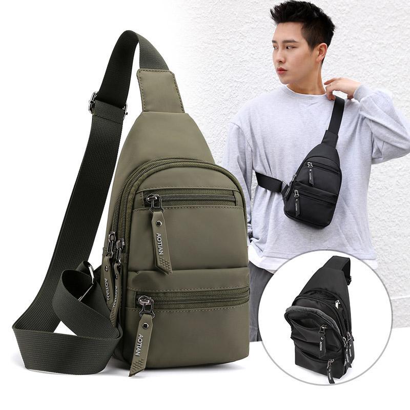 2020 Shoulder Bag Men High-capacity Chest Bag Travel Pouch Multiple Layers Fashion Male Crossbody Bags Simplicity Messenger Pack1, Sky blue
2020 Shoulder Bag Men High-capacity Chest Bag Travel Pouch Multiple Layers Fashion Male Crossbody Bags Simplicity Messenger Pack1, Sky blue
