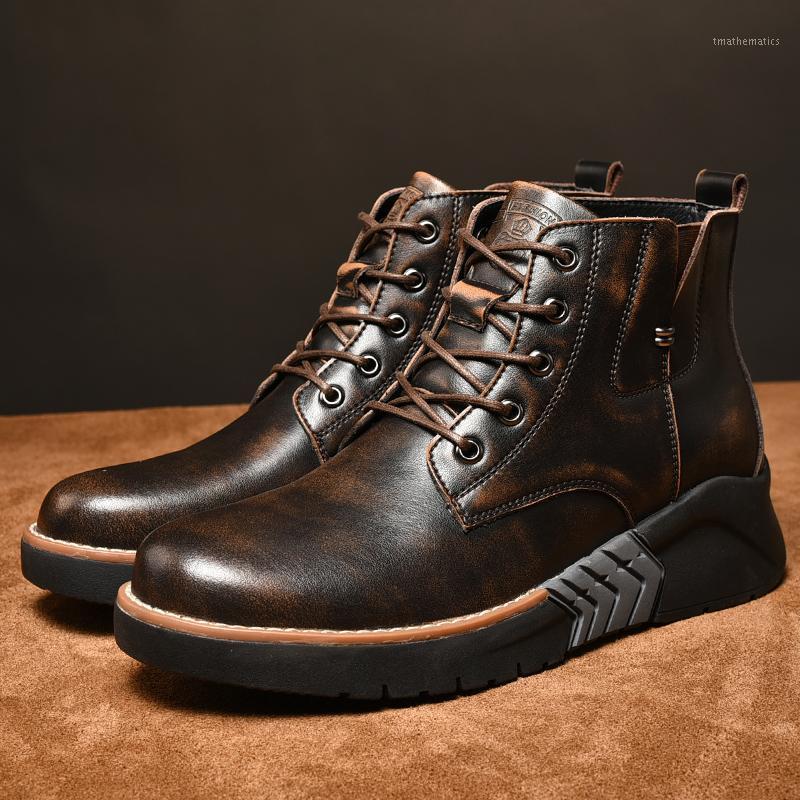 CIMIM Outdoor Fashion Genuine Leather Men'S Boots Winter New Casual Boots Comfortable Men Safety Work Shoes1, Black
CIMIM Outdoor Fashion Genuine Leather Men'S Boots Winter New Casual Boots Comfortable Men Safety Work Shoes1, Black