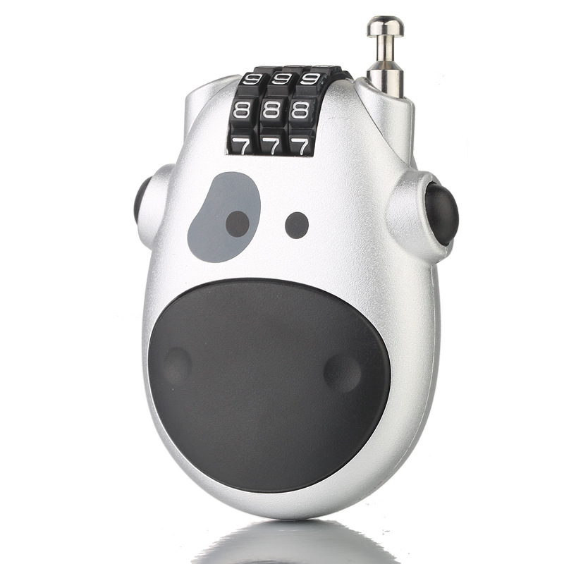 Universal Password Lock Telescopic Wire Rope Steel Cable Code Lock Suitcase Car Sled Motorcycle Helmet Password Locks