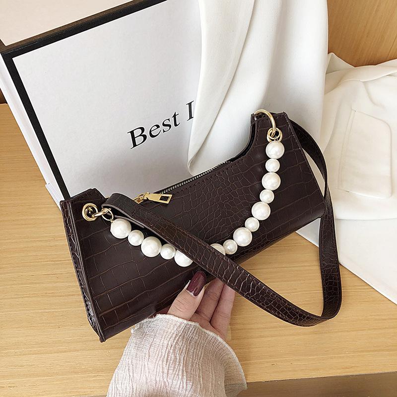 French stick bag women's bag 2021 new crocodile pattern retro chain one-shoulder purple underarm bags for women little, Black
French stick bag women's bag 2021 new crocodile pattern retro chain one-shoulder purple underarm bags for women little, Black