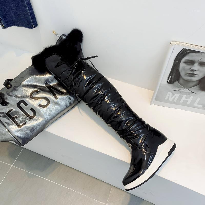 New winter style warm Over knee boots snow boots feather Women waterproof True fur Non-slip snow warm Women shoes1, Black
New winter style warm Over knee boots snow boots feather Women waterproof True fur Non-slip snow warm Women shoes1, Black