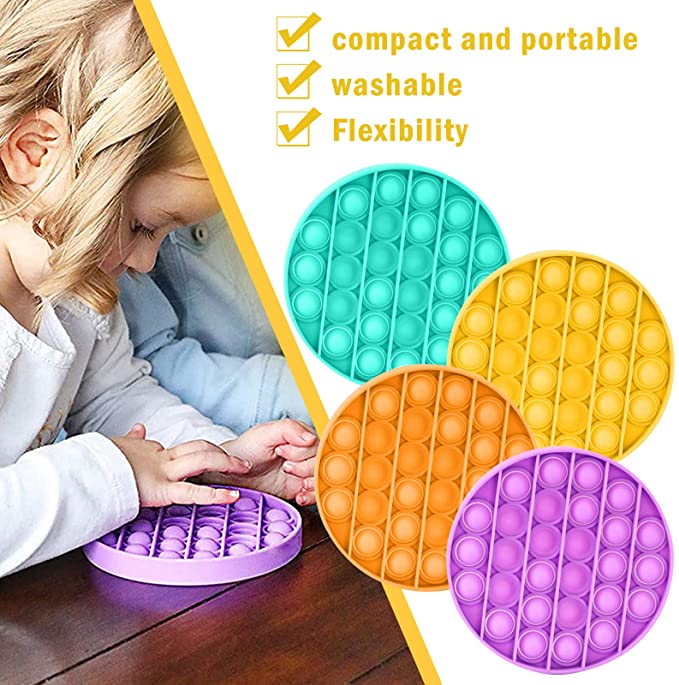 Pop It Fidget Toy, Push Pop Bubble Sensory Fidget Toys, Autism Special Needs Stress Reliever Silicone Stress Reliever Toy, squeeze Sensor
Pop It Fidget Toy, Push Pop Bubble Sensory Fidget Toys, Autism Special Needs Stress Reliever Silicone Stress Reliever Toy, squeeze Sensor