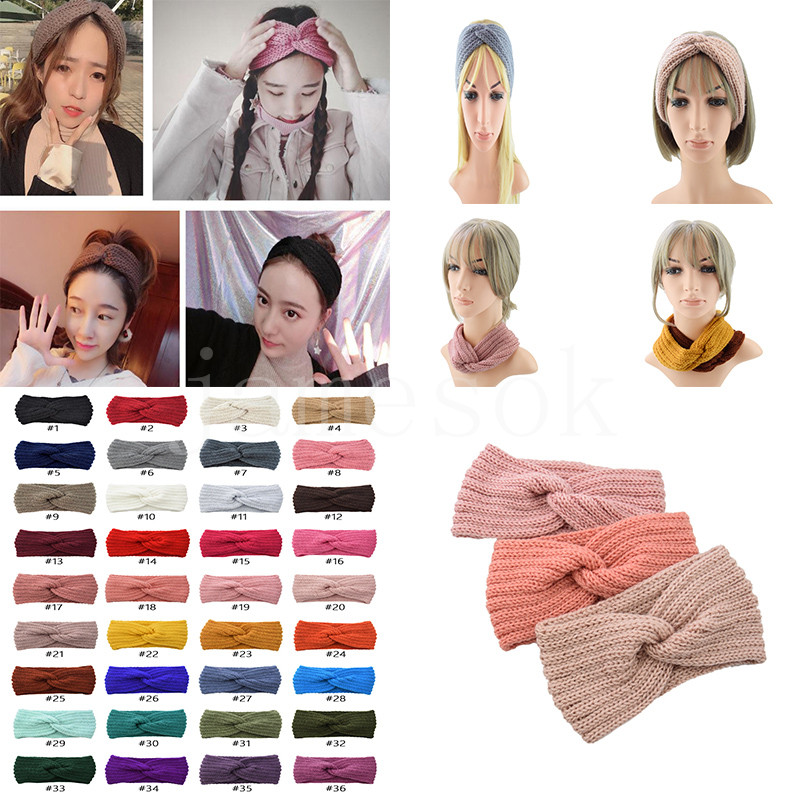 36 colors Knitted Crochet Headband Women Winter Sports Hairband Turban Yoga Head Band Ear Muffs Cap Headbands DB269, Multi
36 colors Knitted Crochet Headband Women Winter Sports Hairband Turban Yoga Head Band Ear Muffs Cap Headbands DB269, Multi