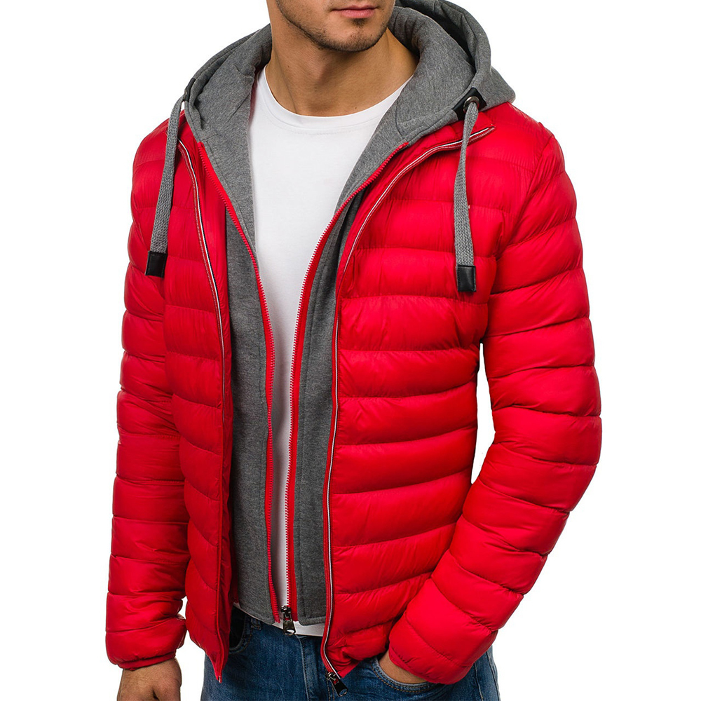Jackets For Men Winter Parka Coat Casual Street Fashion Warm Hooded Coat Cotton Padded Puffer Jacket Outwear Jacket Men Fashion 201214