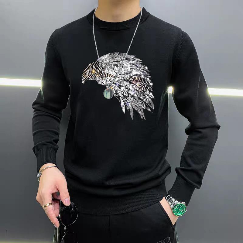 2Autumn And Winter New High-Quality Long-Sleeved Printing Hot Diamond Men's Sweater Fashion Pullover Knitted Warm Top 5xl, As shown asian size
2Autumn And Winter New High-Quality Long-Sleeved Printing Hot Diamond Men's Sweater Fashion Pullover Knitted Warm Top 5xl, As shown asian size